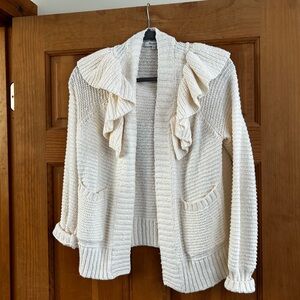 Madewell Ruffled Cardigan